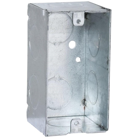 Southwire Electrical Box, 13.5 cu in, Handy Box Type, Steel, Rectangular Shape G19282-3/4-UPC
